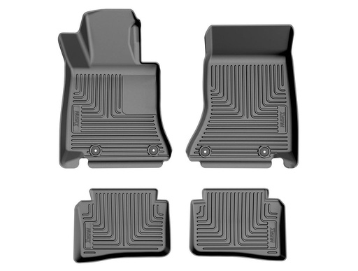 [HUL-96121] HUSKY LINERS WB FR & 2ND SEAT FLOOR LINER - MERCEDES-BENZ C300 2022-2025