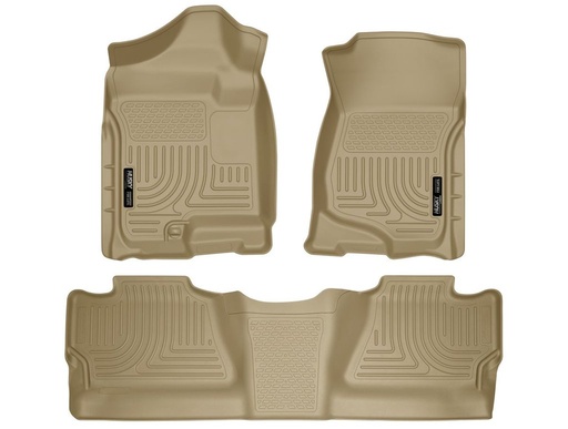 [HUL-98203] HUSKY LINERS WB FR & 2ND SEAT FLOOR LNER-FW - GMC SIERRA 1500 2007-2013