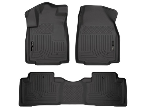 [HUL-98421] HUSKY LINERS WB FR & 2ND SEAT FLOOR LINER - HONDA PILOT 2009-2015