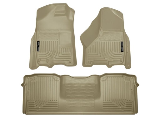 [HUL-99043] HUSKY LINERS WB FR & 2ND SEAT FLOOR LINER - RAM 2500 2011-2018