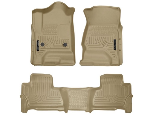 [HUL-99213] HUSKY LINERS WB FR & 2ND SEAT FLOOR LINER - CHEVROLET SUBURBAN 2015-2020