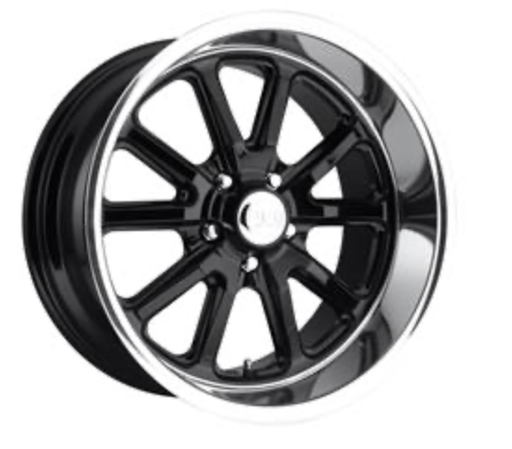 [U12118956552] U.S. Mags Rambler U121 Gloss Black Wheels with Diamond Cut Lip 18x9.5