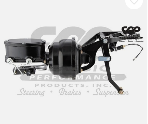 55-59 CHEVY GMC TRUCK C10 7" DUAL FIREWALL POWER BRAKE BOOSTER CONVERSION KIT