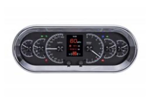 [HDX-2018-K] Dakota Digital HDX Series Universal Rounded Rectangle Analog Gauge Kits HDX-2018-K