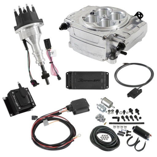 [SNE-550-510-BPK] Holley Sniper 2 EFI 650 HP Inline Pump Fuel Injection Systems with Power Distribution Module