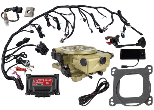 [FIF-37001] FITech Fuel Injection 37001: Retro LS 600 HP Throttle Body System Basic Kit