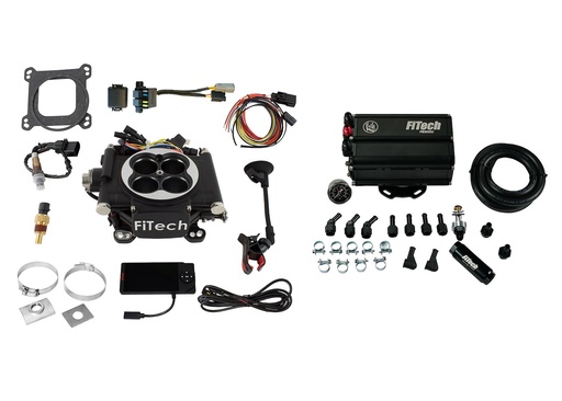 [FIF-35502] FITech Fuel Injection 35502: 35502 Go EFI 4 600 HP Matte Black EFI System With Force Fuel Mini Delivery Master Kit