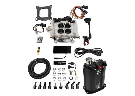 [FIF-35201] FITech Fuel Injection 35201: 35201 Go EFI-4 600 HP Throttle Body System Master Kit with Force Fuel System
