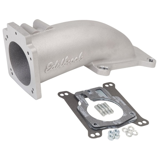 [EDL-3847] Edelbrock 3847: Ultra Low Profile Intake Elbow for 90mm Throttle Body to 4150 Square-bore Flange