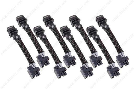 [ICB-WAINJ30] ICT Billet WAINJ30: Fuel Injector Wiring Harness Adapter Set with Jetronic EV1 to Mini Delphi Multec 2 Fuel Injector