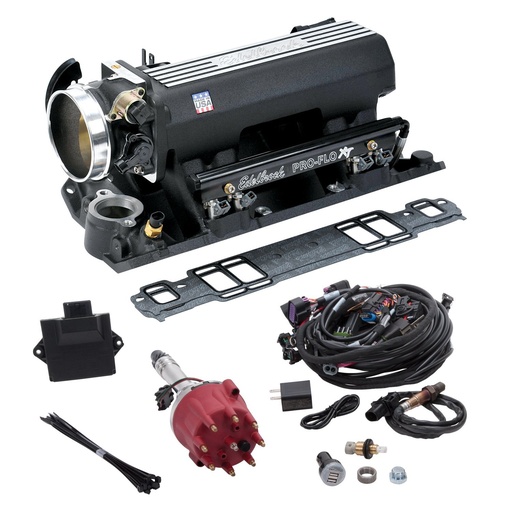 [EDL-35813] Edelbrock 35813: 35813 Pro-Flo 4 XT EFI System 1986 & Earlier Small Block Chevy [Black]