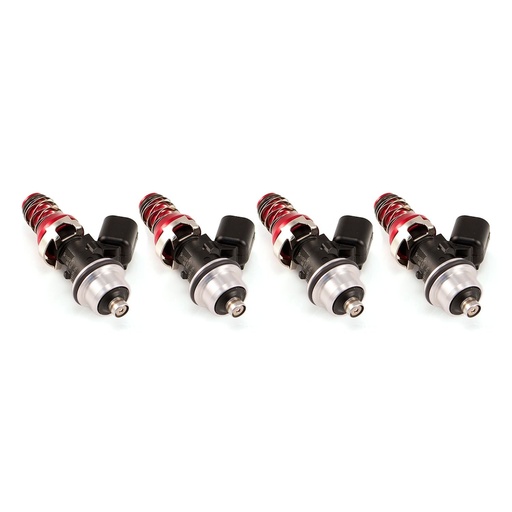 [IJD-13004811F204] Injector Dynamics 13004811F204: 1300.48.11.F20.4 1340cc Fuel Injector Set, 48 mm Length, 11 mm Red Top, Honda S2000 Lower Configuration