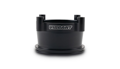 [VPE-12472] Vibrant Performance 12472: 12472 Bosch 82 mm Throttle Body to 3 1/2 in. HD Clamp Ferrule Adapter [Black]