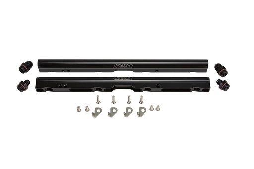 [FST-146028B-KIT] FAST 146028B-KIT: 146028B-KIT Billet Fuel Rail Kit for LSXRT Intake Manifolds [Black Anodized]