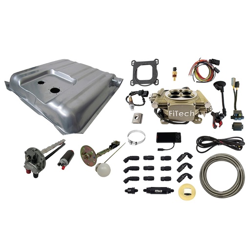 [FIF-38006] FITech Fuel Injection 38006: 38006 Easy Street 600 HP Gold EFI System Total Package for 1955-1956 Chevy Bel Air, w/ Pump In-Tank & Fuel Lines