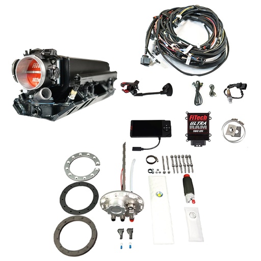 [FIF-36332] FITech Fuel Injection 36332: 36332 Ultra Ram 800 HP Chevy Big Block Rectangle Port EFI System With Go Fuel Returnless In-Tank Module Master Kit
