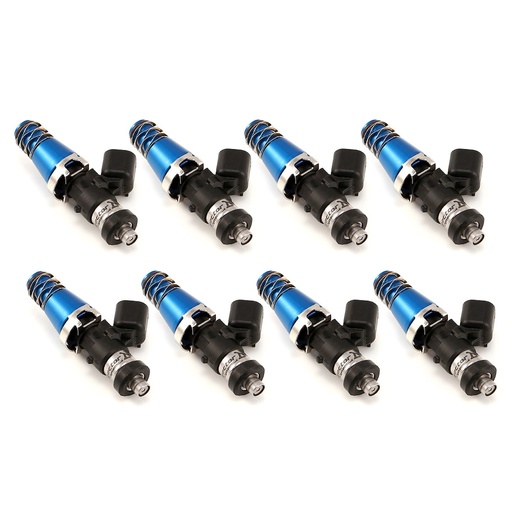 [IJD-10506011D8] Injector Dynamics 10506011D8: 1050.60.11.D.8 1050cc Fuel Injector Set, 11 mm (Blue) Adaptor Tops, Denso Lower Cushions