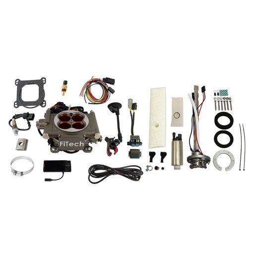 [FIF-36603] FITech Fuel Injection 36603: 36603 Go Street 400 HP Cast EFI System With Go Fuel In-Tank Regulated Pump 340 LPH Master Kit
