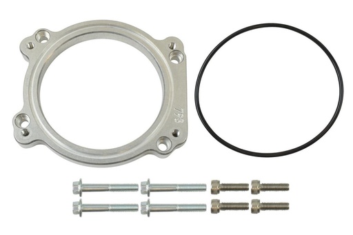 [ICB-551597-3B102] ICT Billet 551597-3B102: 551597-3B-102 LS 92mm 3 Bolt Intake to 102mm 4 Bolt Throttle Body Adapter