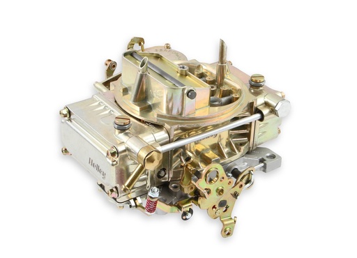 [HLY-0-1850C] Holley 0-1850C: 0-1850C 600 cfm Classic Carburetor, Manual Choke, Vacuum Secondaries [Gold Dichromate Finish]