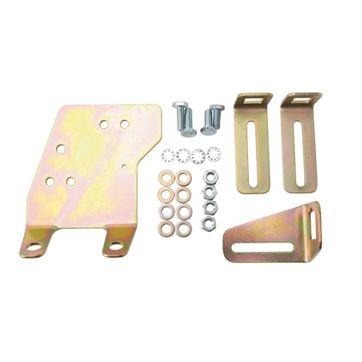 [EDL-8036] Edelbrock 8036: Small Block Chevy Throttle and Transmission Kickdown Brack in Gold Finish
