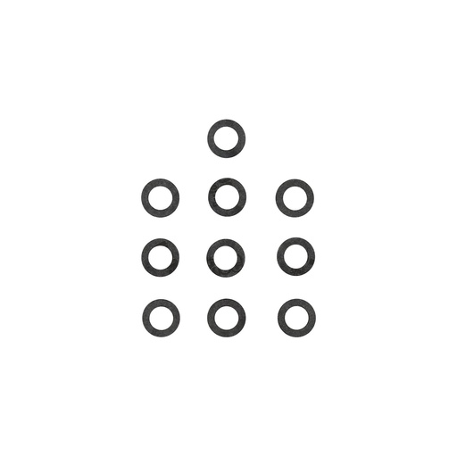 [HLY-1008-776] Holley 1008-776: 1008-776 Needle and Seat Gaskets For use w/ Adjustable Needle and Seat