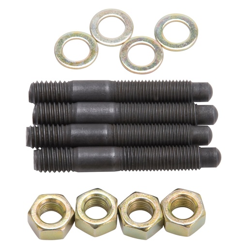 [EDL-8060] Edelbrock 8060: Bull Nosed Carburetor Stud Kit Black Oxide Stud Finish