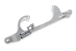 [QFT-49-132QFT] Quick Fuel 49-132QFT: Throttle Return Bracket Lokar-Style Cable Fits 4150/4160 Carburetors - Clear Finish