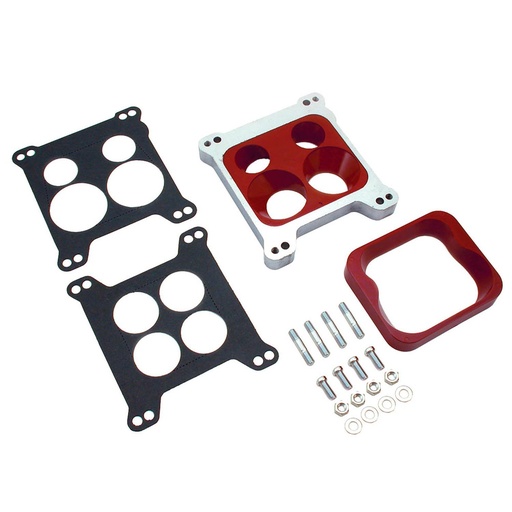 [SPE-5765] Spectre 5765: Dual Purpose Carburetor Adapter Aluminum Outer Plate with Phenolic Insert
