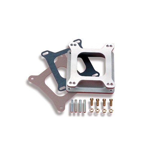 [HLY-17-9] Holley 17-9: 17-9 Aluminum Carb Adapter Adapts Dominator carb to standard square flange manifold