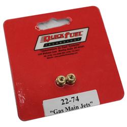 [QFT-22-74QFT] Quick Fuel 22-74QFT: Gas Main Jets Jet Size: 74