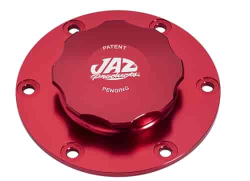 [JZP-391-725-06] JAZ Products 391-725-06: Billet Fuel Cell Cap Assembly Red 6-Bolt