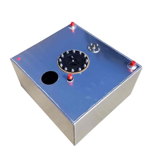 [RCI-2150HS] RCI 2150HS: 15-Gallon Aluminum EFI Pump Ready Fuel Cell 18 in. L x 20 in. W x 10 in. H - Natural Finish