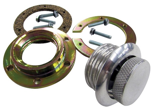 [TNK-PU4C] Tanks Inc. PU4C: PU4C Bolt-on Filler Neck Kit w/ Pop Up Aluminum Cap