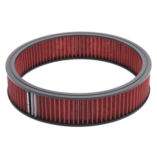 [EDL-43666] Edelbrock 43666: Pro-Flo Air Filter Round Replacement Red Element 3" Tall