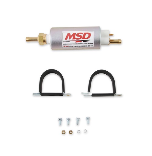 [MSD-2225] MSD Ignition 2225: 2225 In-Line High-Pressure Electric Fuel Pump for EFI Applications