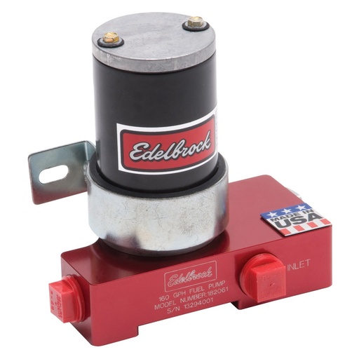 [EDL-182061] Edelbrock 182061: Quiet-Flo Electric Fuel Pump 160 GPH in Red