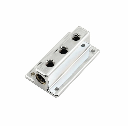 [MRG-6151MRG] Mr Gasket 6151MRG: Triple Outlet Fuel Block