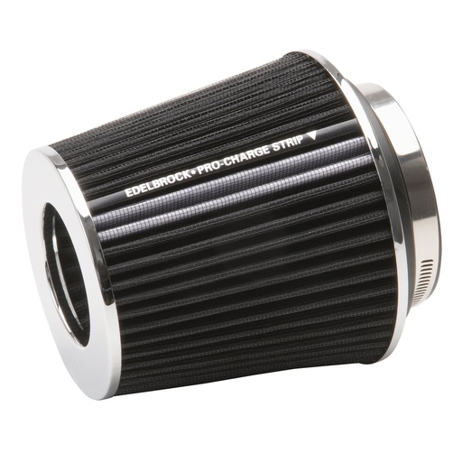 [EDL-43640] Edelbrock 43640: Universal Black Medium Conical Air Filter with 6.70" Overall Length for 3",3.5", and 4" Air Intake Systems