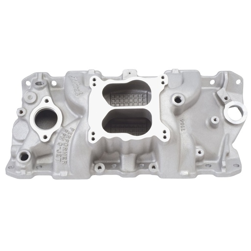[EDL-7104] Edelbrock 7104: Performer RPM Q-Jet Intake Manifold 1955-86 Small Block Chevy 262-400