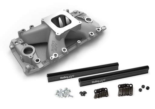 [HLY-300-563] Holley 300-563: 300-563 EFI Track Warrior Intake Manifold Big Block Chevy 396-502 With Rectangular Port Heads