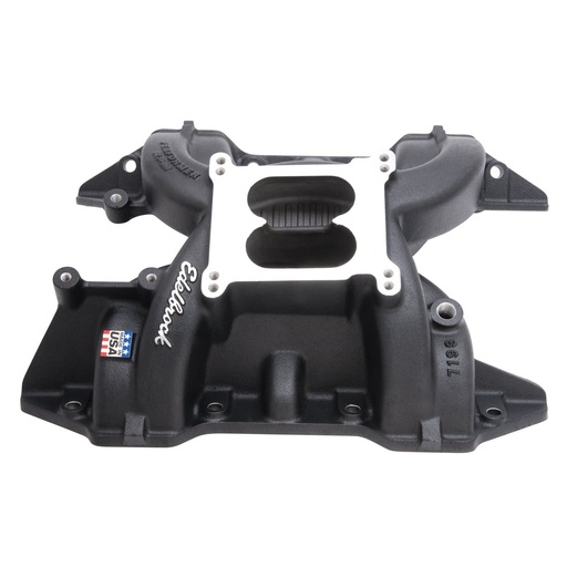 [EDL-71933] Edelbrock 71933: Performer RPM 440 Intake Manifold Black Powder Coat Finish