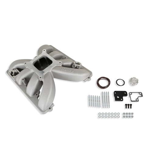 [HLY-300-931] Holley 300-931: 300-931 Single-Plane Carbureted or Sniper EFI Intake Manifold for Mopar Gen III Hemi Engines [Natural Finish]