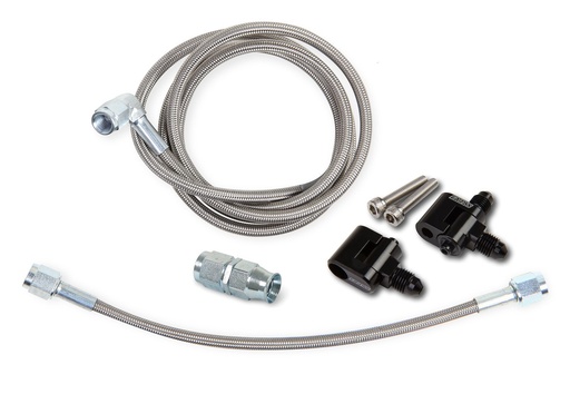 [HLY-26-551] Holley 26-551: 26-551 LS Steam Tube With Speed Flex Hose Front Kit -3 AN Hose