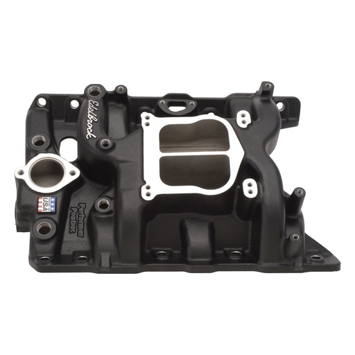 [EDL-21563] Edelbrock 21563: Performer Pontiac Intake Manifold Black