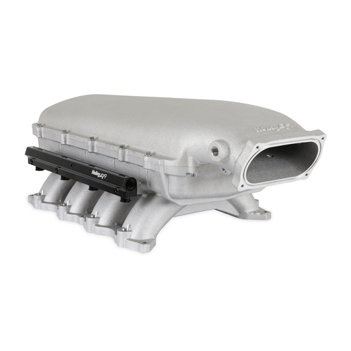 [HLY-300-910] Holley 300-910: 300-910 Hi-Ram Modular Intake Manifold for Ford Coyote Engines w/150mm x 66mm Single Oval Throttle Body (Natural)