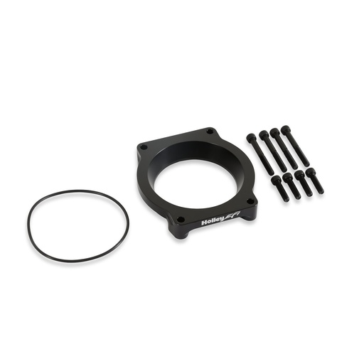 [HLY-717-18] Holley 717-18: 717-18 Throttle Body Adapter Kit for Ford 80mm Throttle Body to 300-925/300-925BK Throttle Body Adapters for Ford Coyote Engines
