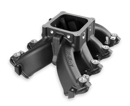 [HLY-300-294BK] Holley 300-294BK: 300-294BK Split-Design Race Intake Manifold