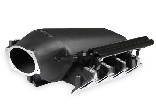 [HLY-300-683BK] Holley 300-683BK: 300-683BK Modular Lo-Ram EFI Intake Manifold GM LS3/L92 - Black Powder-Coated Finish