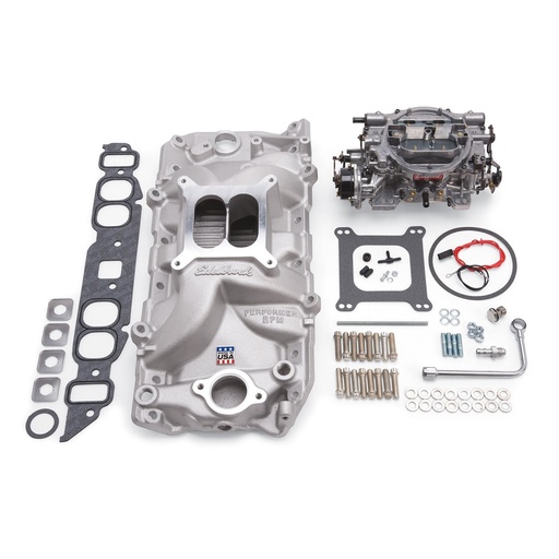 [EDL-2062] Edelbrock 2062: Single-Quad RPM Manifold and Carburetor Kit for Oval Port Big Block Chevy